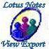 View-level export module for Lotus Notes